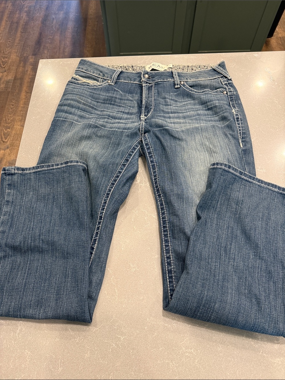 Ariat Women's Faded Blue Bootcut Jeans